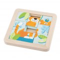 A4101640 02Schuif puzzel tijger van hout Tangara kinderopvang kinderdagverblijf inrichting Dieren puppie kliniek van hout Tangara kinderopvang kinderdagverblijf inrichting